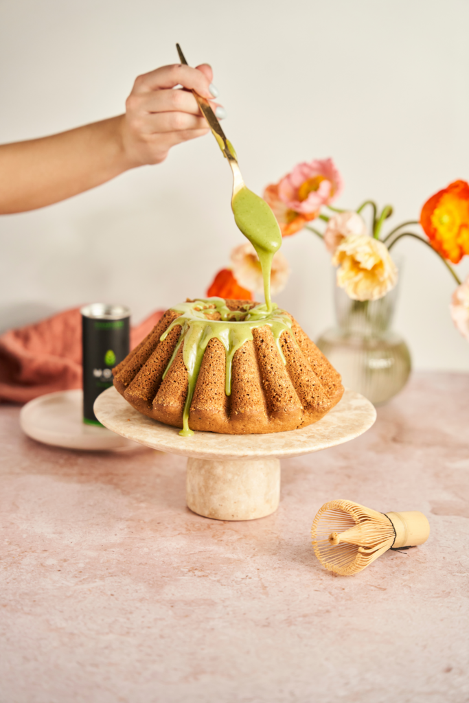 babka wielkanocna z matchą