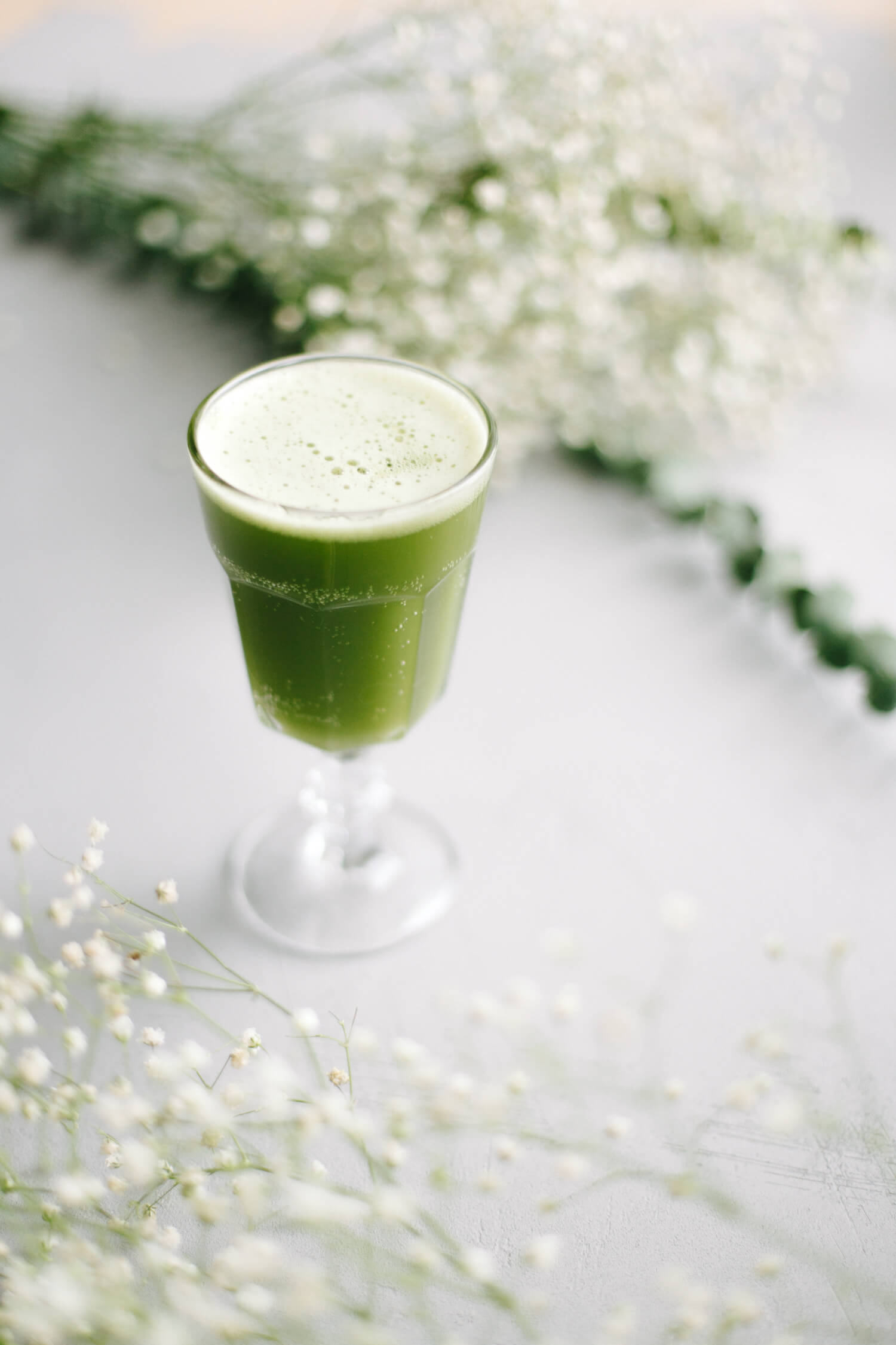 Bezalkoholowy szprycer z matchą