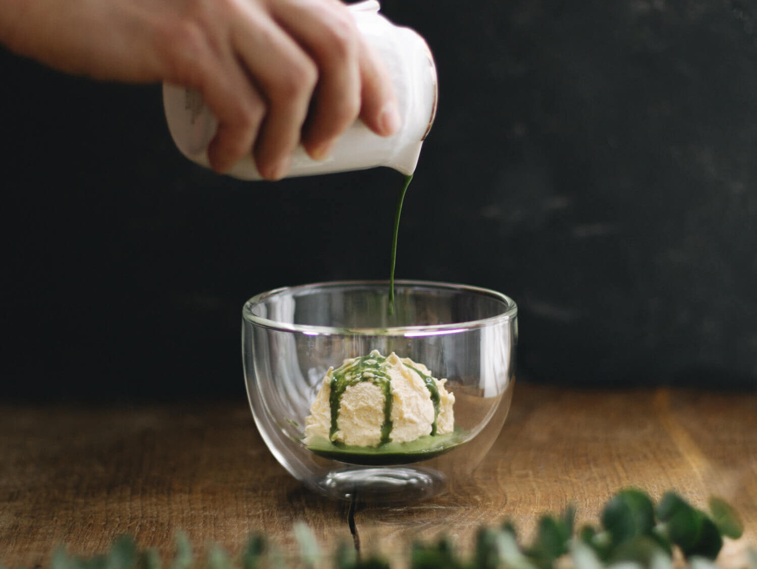 matcha affogato