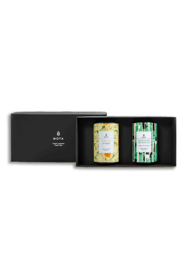Yuzu Tea & Matcha Iri Genmaicha podwójny zestaw herbat liściastych